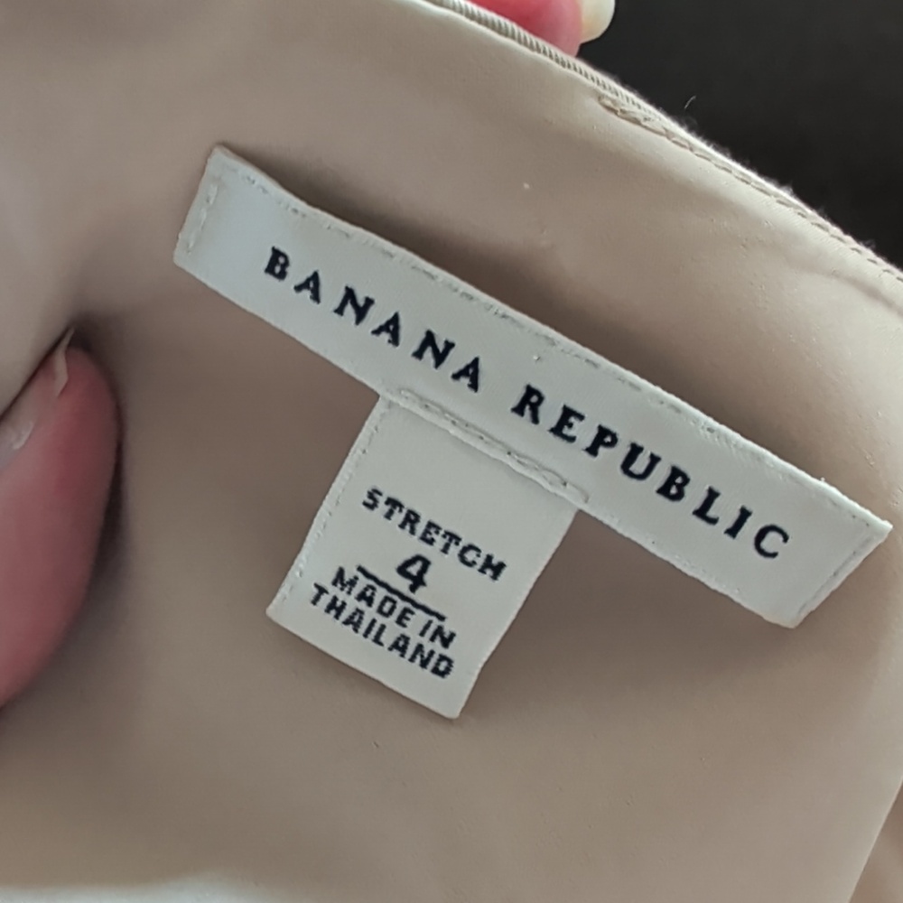 Stretch Khaki Neutral Basic Minimalist Office Car… - image 5